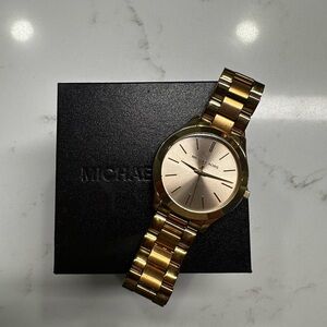 Michael Kors Gold/Rose Gold Watch